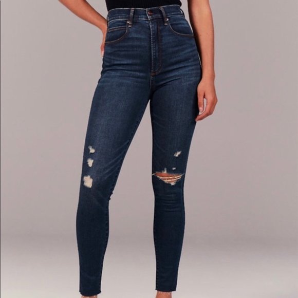 Abercrombie & Fitch Denim - ABERCROMBIE & FITCH Ultra High Rise Skinny Jeans